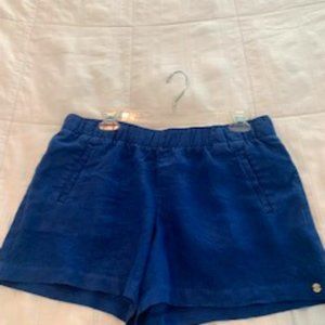 Lilly Pulitzer Blue Linen Shorts